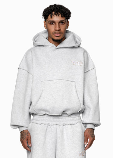 BMS PATCH GREY HOODIE
