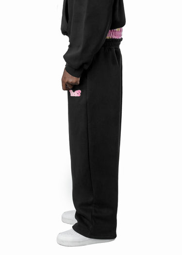 BLACK CAMO PINK SWEATPANTS