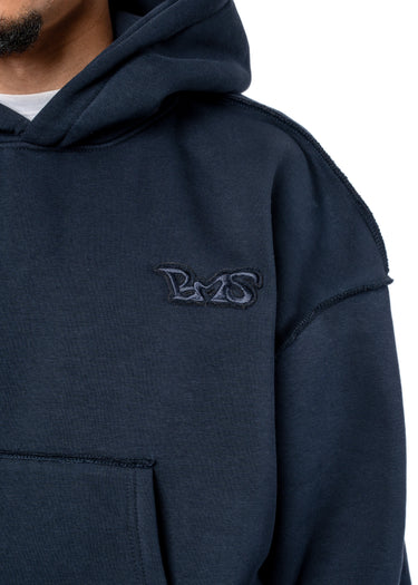 BMS PATCH NAVY HOODIE