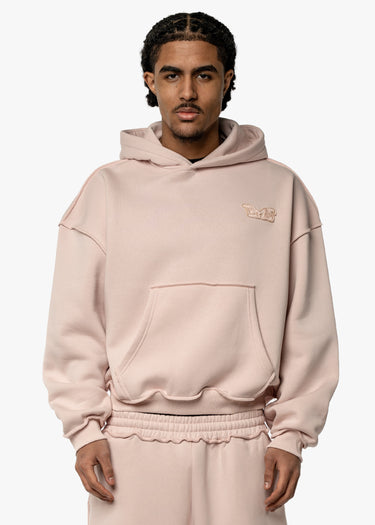 BMS PATCH - BABY PINK HOODIE