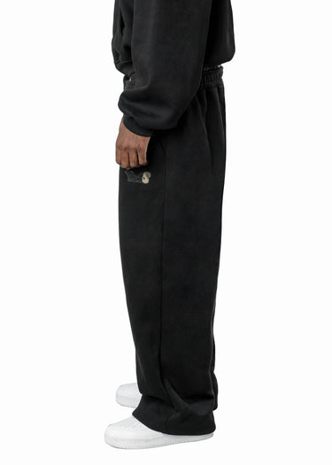 BLACK CAMO GREEN SWEATPANTS