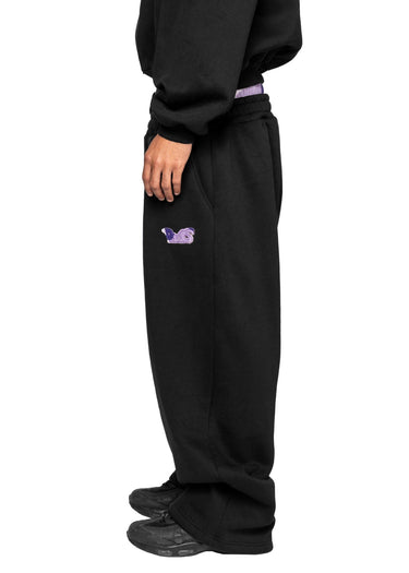 WAFFLE CAMO BLACK PURPLE JOGGER 77
