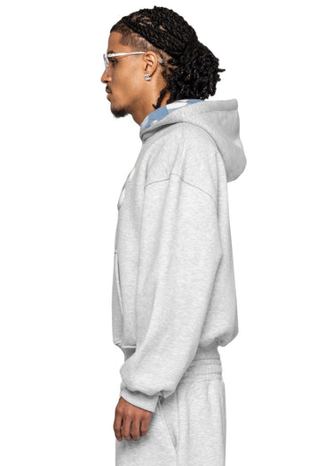 WAFFLE CAMO GREY BABY BLUE HOODIE Seite