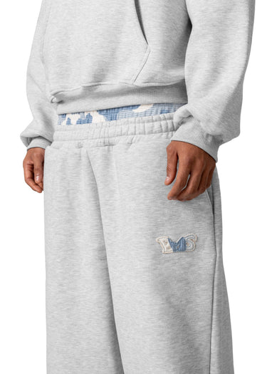 WAFFLE CAMO GREY BABY BLUE JOGGER Detail