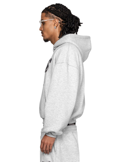 WAFFLE CAMO GREY BLACK HOODIE Seite