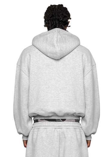 WAFFLE CAMO GREY BLACK HOODIE Rücken