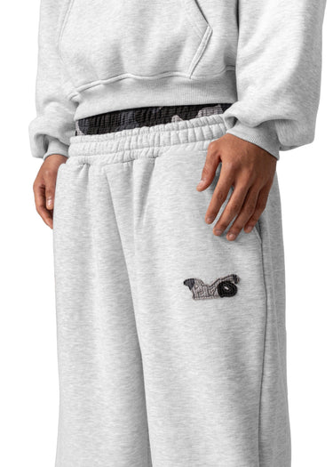 WAFFLE CAMO GREY BLACK JOGGER Detail