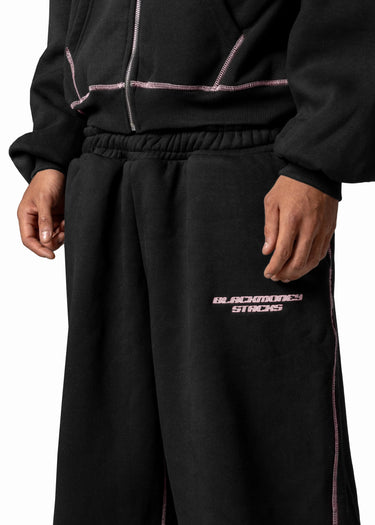 BLACKMONEY BLACK LINE PINK JOGGER