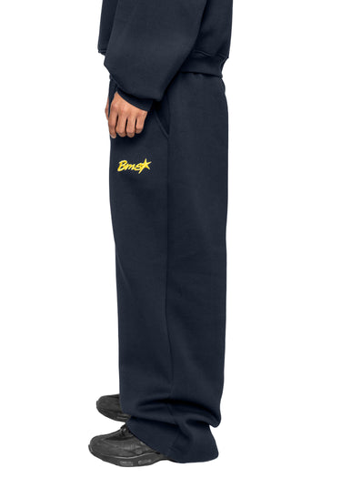 BMS NAVY SCUBA STAR YELLOW JOGGER