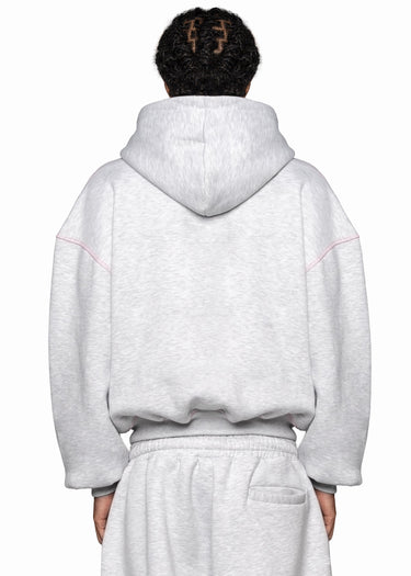 BLACK MONEY GREY LINE PINK ZIP HOODIE