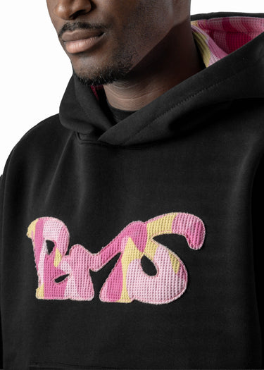 BLACK CAMO PINK HOODIE