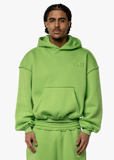 BMS PATCH - TOXIC GREEN HOODIE