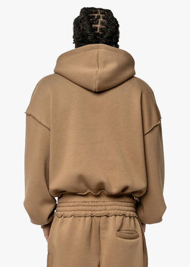 BMS PATCH - DARK BEIGE HOODIE