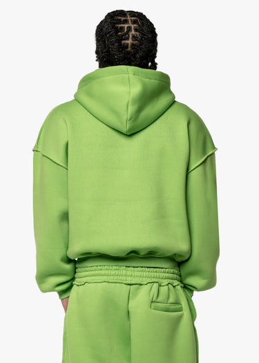 BMS PATCH - TOXIC GREEN HOODIE