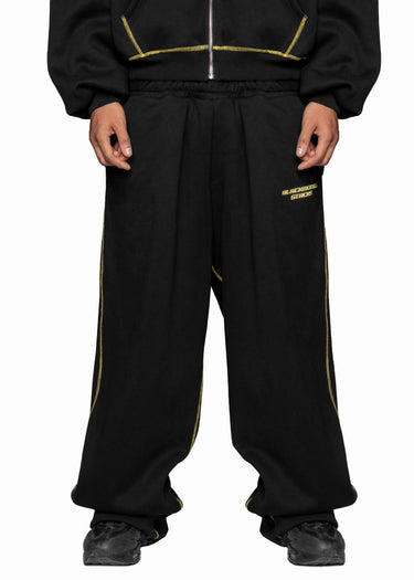 BLACKMONEY BLACK LINE YELLOW JOGGER