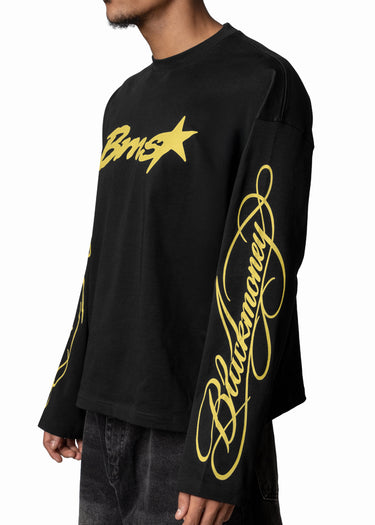 STAR SLEEVE BLACK YELLOW