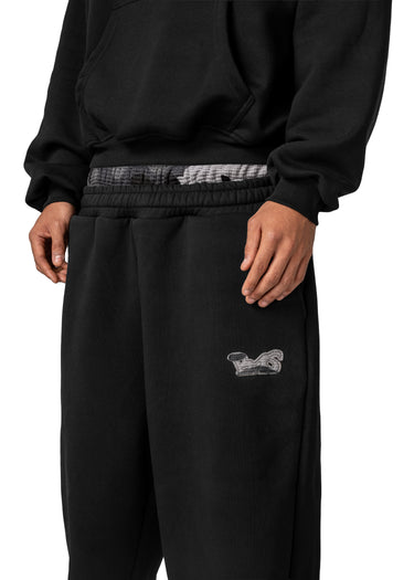 WAFFLE CAMO BLACK JOGGER