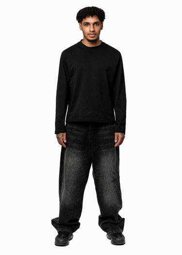 BLACK CLEAN LONGSLEEVE - BMS