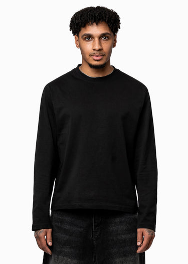 BLACK CLEAN LONGSLEEVE - BMS
