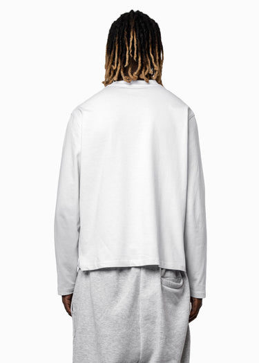 WHITE CLEAN LONGSLEEVE - BMS