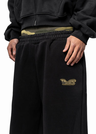 BMS BLACK CAMO SWEATPANTS
