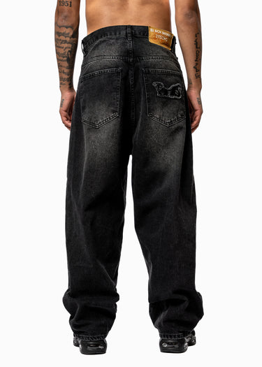 BLACK PATCH DENIM - BMS