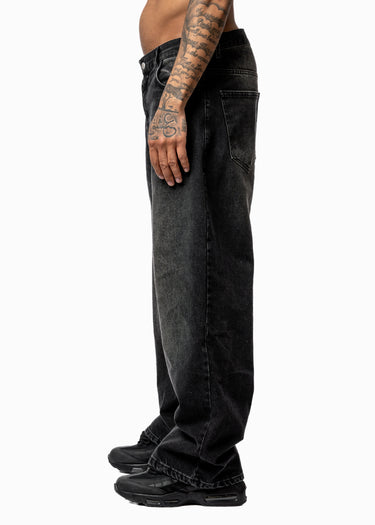 BLACK PATCH DENIM - BMS