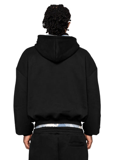 WAFFLE CAMO BLACK BABY BLUE HOODIE 48