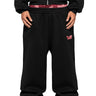 WAFFLE CAMO BLACK BORDEAUX JOGGER 53