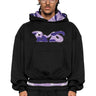 WAFFLE CAMO BLACK PURPLE HOODIE 73
