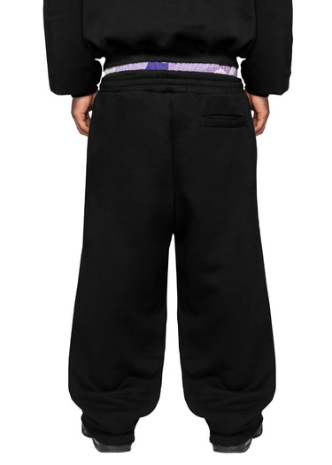 WAFFLE CAMO BLACK PURPLE JOGGER 78