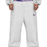 WAFFLE CAMO GREY PURPLE JOGGER Front